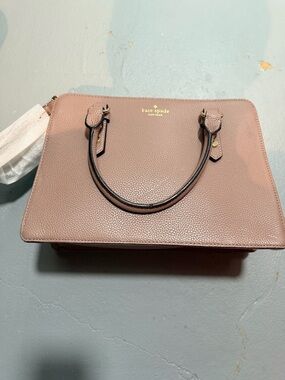 kate spade Dusty Rose Pebbled Leather Satchel